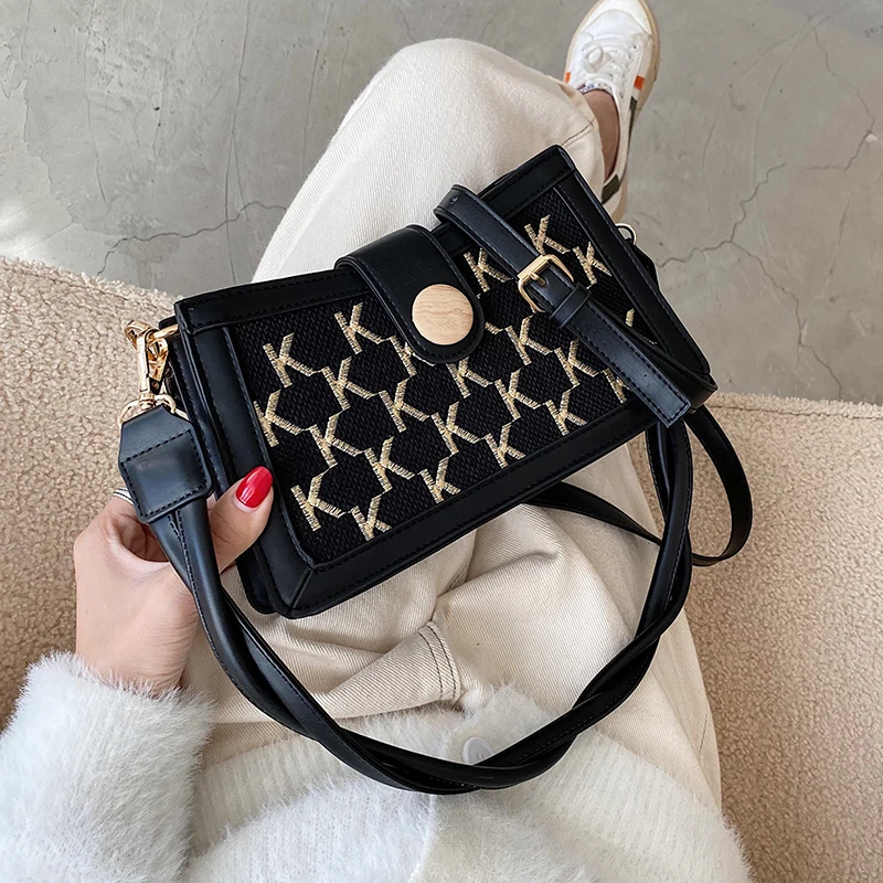 

с досавкой Sweet Small PU Leather Crossbody Bags for Women 2020 Lux Handbags and Purses Women's Branded Shoudler Hand Bag